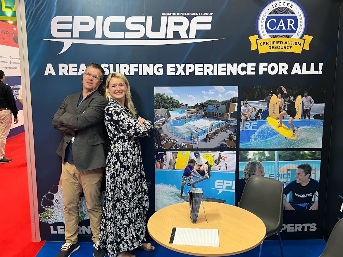 EpicSurf's booth at the SEA Expo